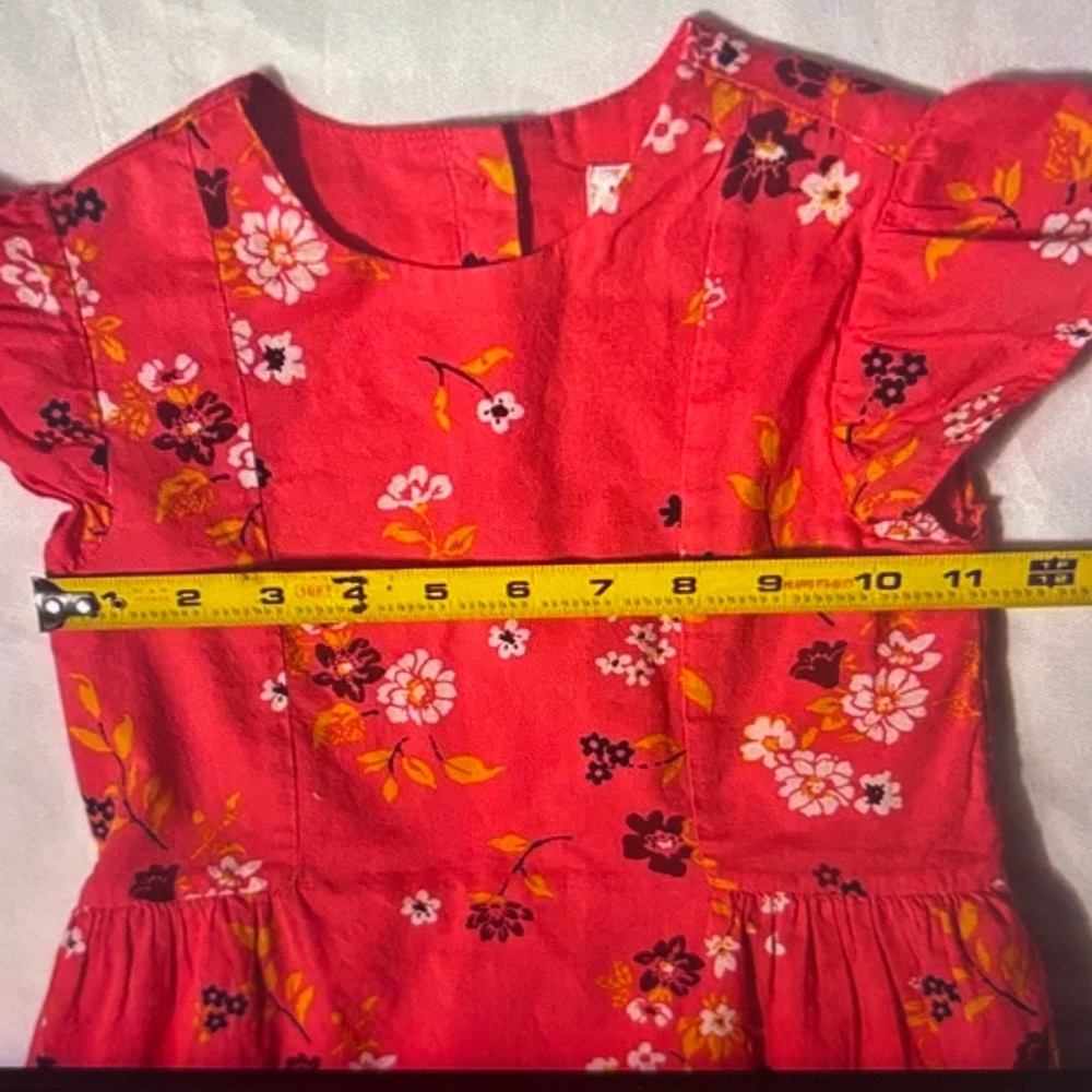 Baby GAP Floral Pink Dress 5 RetroNature Princesscore Cottagecore Boho Fairycore - Picture 4 of 7